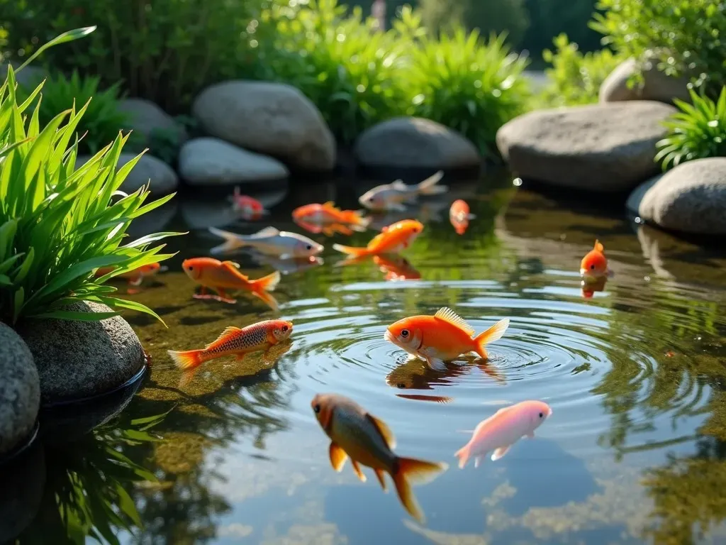 外で飼える魚の環境設定